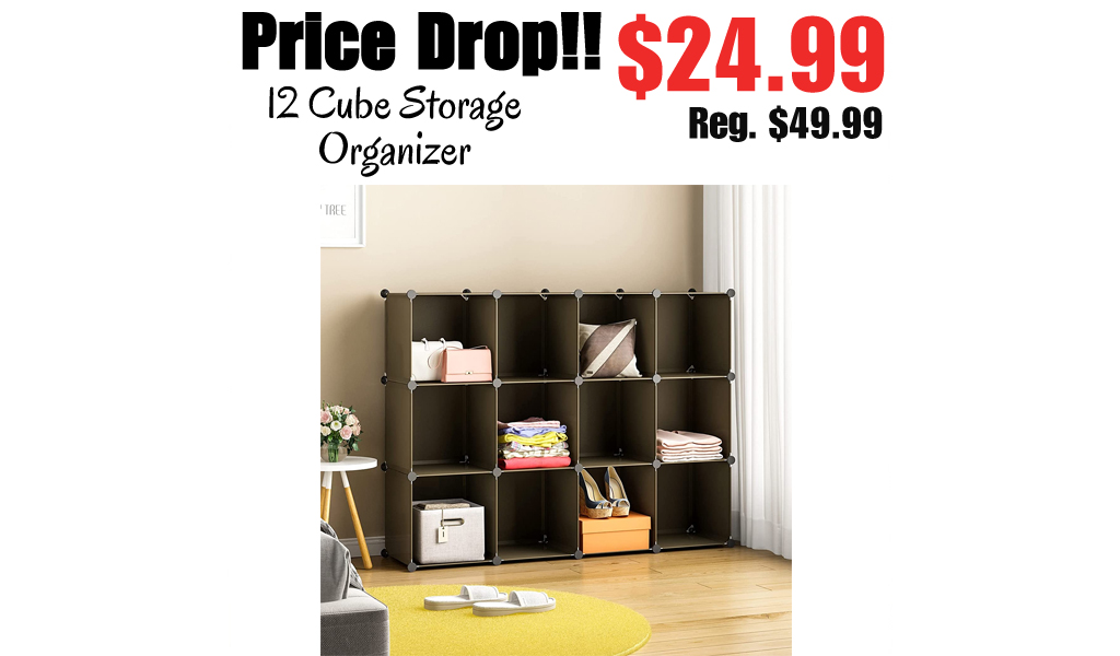 12 Cube Storage Organizer Only $24.99 Shipped on Amazon (Regularly $49.99)
