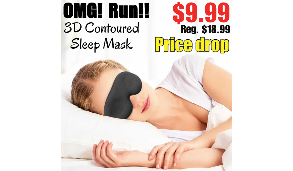 3D Contoured Sleep Mask Only $9.99 Shipped on Amazon (Regularly $18.99)
