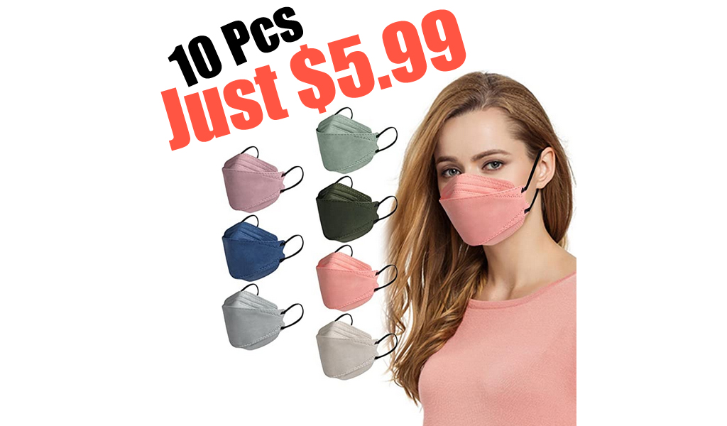 5-Layer Face Masks - 10 PCS Only $5.99 Shipped on Amazon