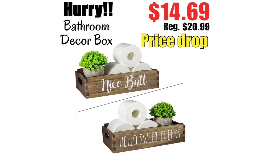 Bathroom Decor Box Only $14.69 Shipped on Amazon (Regularly $20.99)