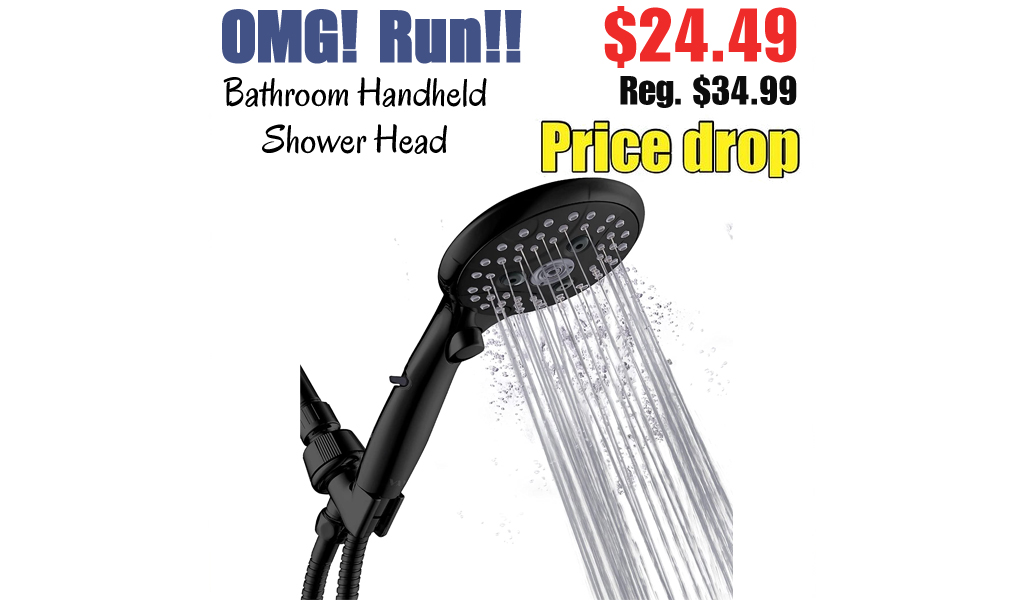 Bathroom Handheld Shower Head Only $24.49 Shipped on Amazon (Regularly $34.99)