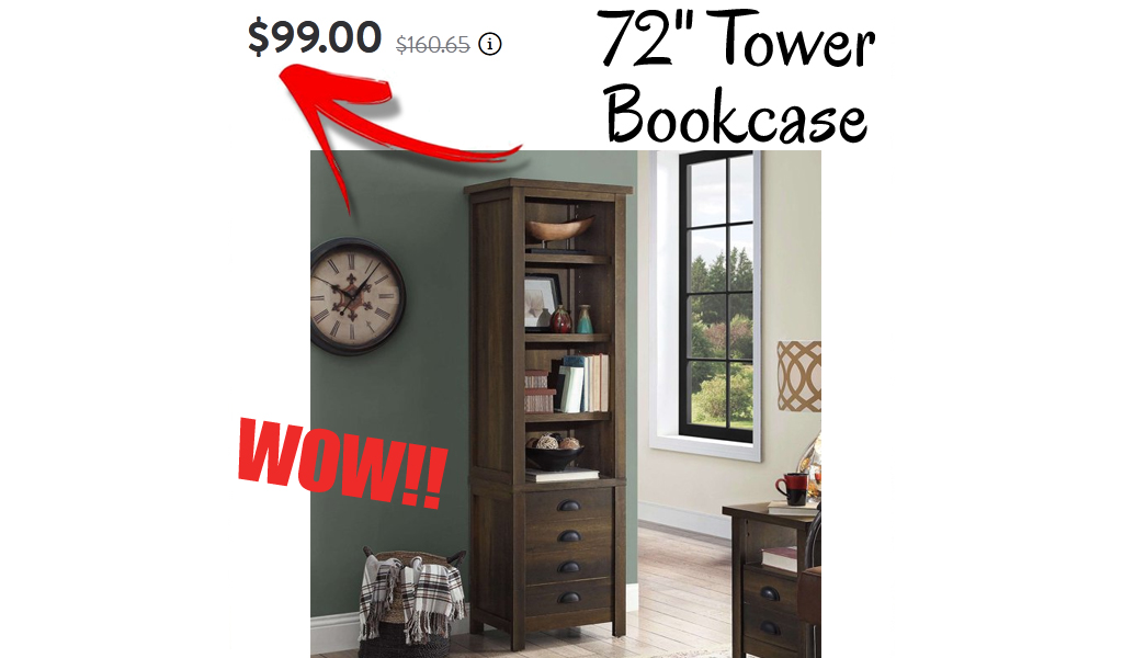 Better Homes & Gardens Modern Farmhouse Tower Bookcase Only $99 Shipped on Walmart.com (Regularly $161)