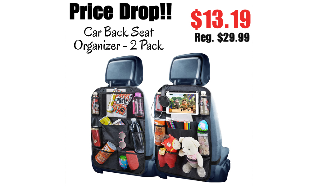 Car Back Seat Organizer Only $13.19 Shipped on Amazon (Regularly $29.99)