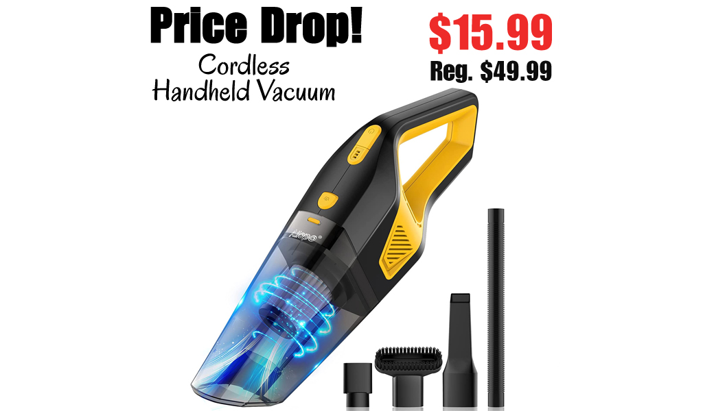 Cordless Handheld Vacuum Only $15.99 Shipped on Amazon (Regularly $49.99)