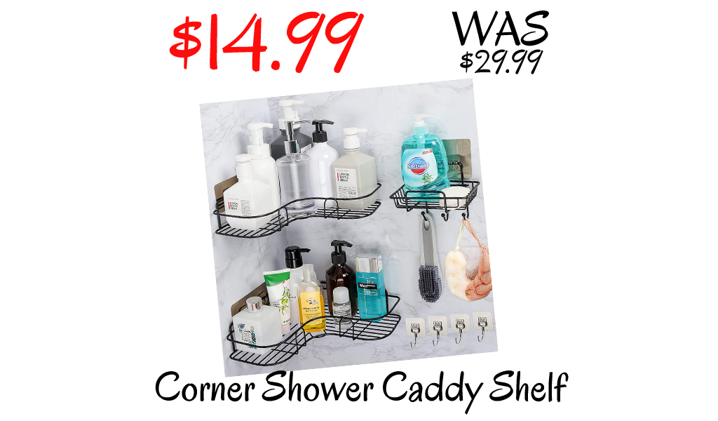 Corner Shower Caddy Shelf Only $14.99 Shipped on Amazon (Regularly $29.99)