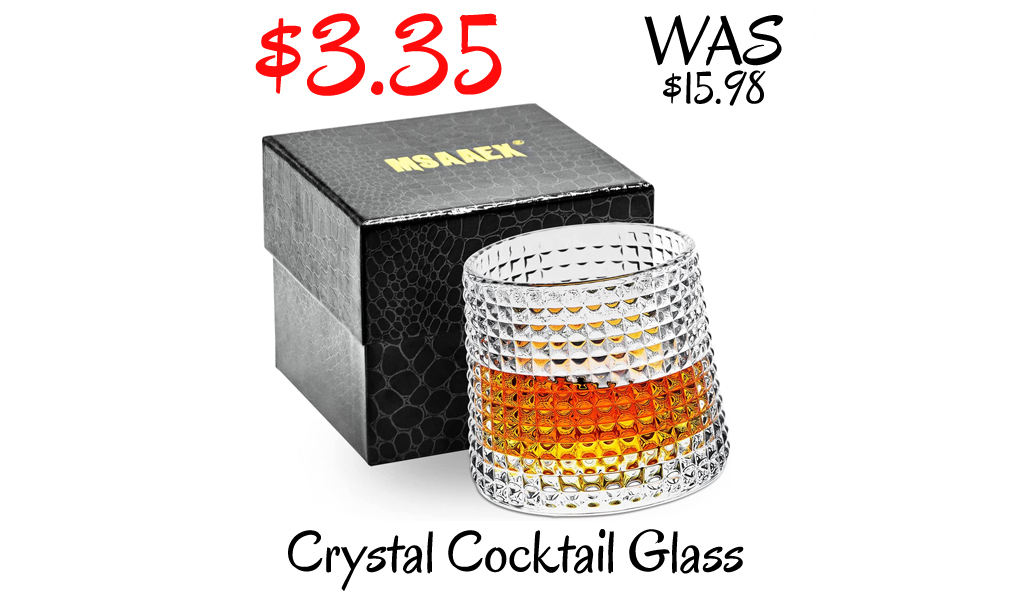 Crystal Cocktail Glass Only $3.35 Shipped on Amazon (Regularly $15.98)