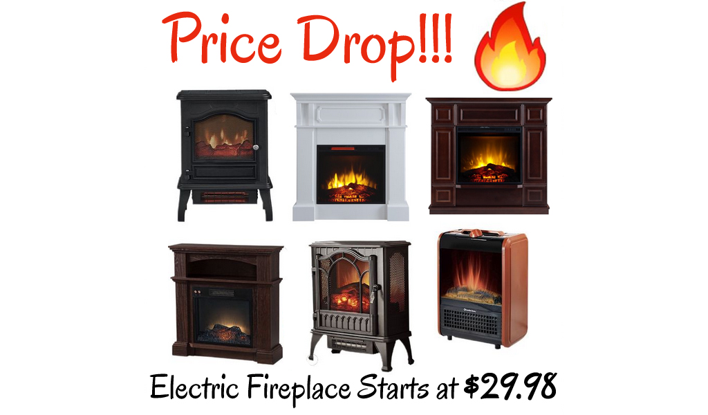 Electric Fireplace for Less on Walmart - Big Sale