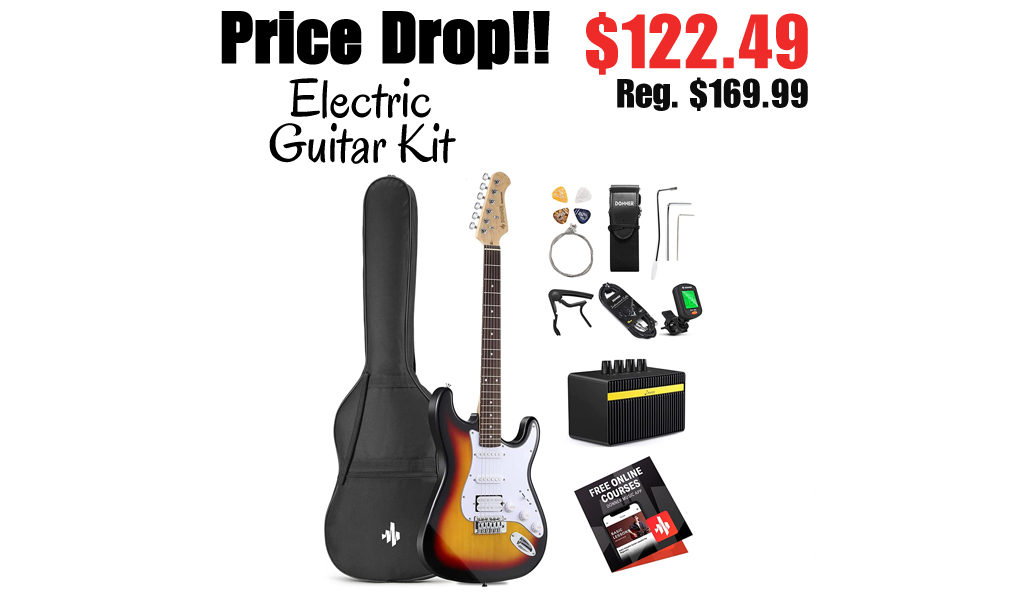 Electric Guitar Kit Only $122.49 Shipped on Amazon (Regularly $169.99)