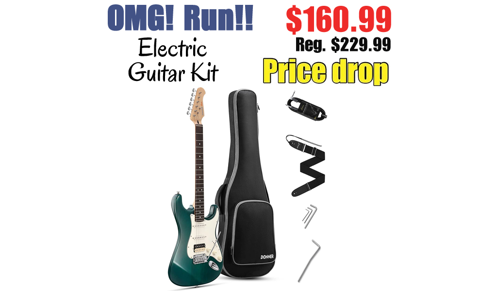 Electric Guitar Kit Only $160.99 Shipped on Amazon (Regularly $229.99)