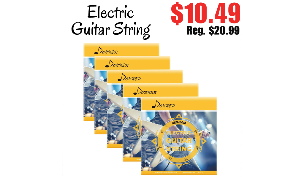 Electric Guitar String Only $10.49 Shipped on Amazon (Regularly $20.99)