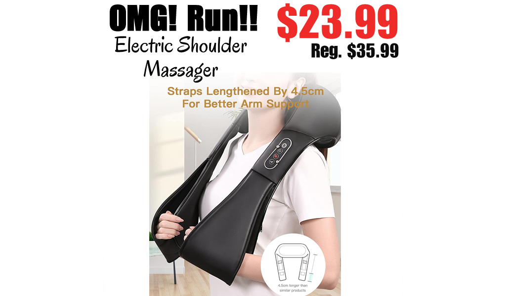 Electric Shoulder Massager Only $23.99 Shipped on Amazon (Regularly $35.99)