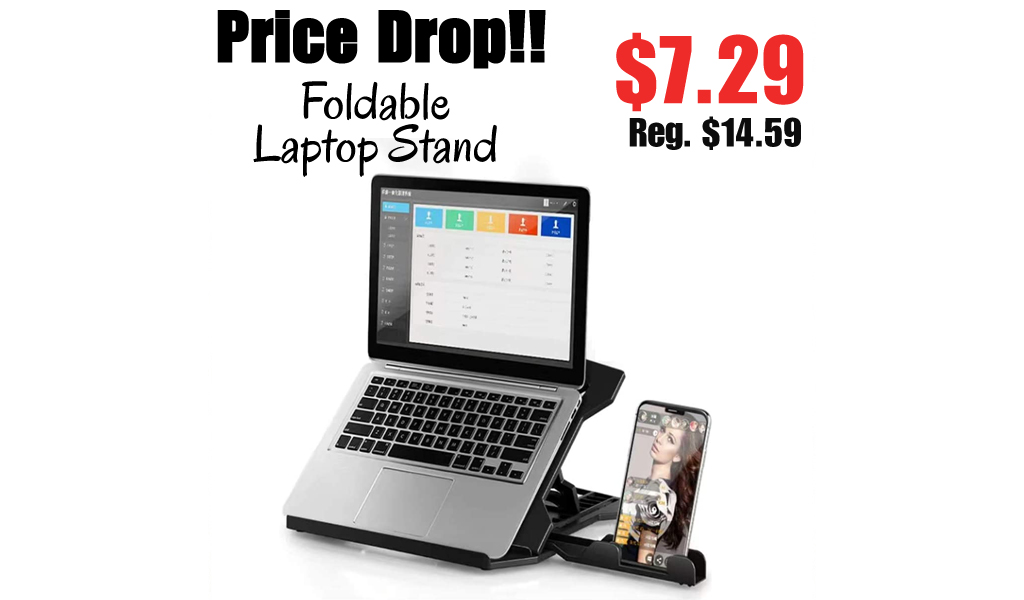 Foldable Laptop Stand & Mouse Only $7.29 Shipped on Amazon (Regularly $14.59)