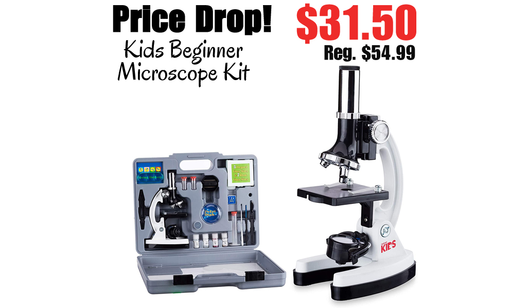 Kids Beginner Microscope Kit Only $31.50 Shipped on Amazon (Regularly $54.99)