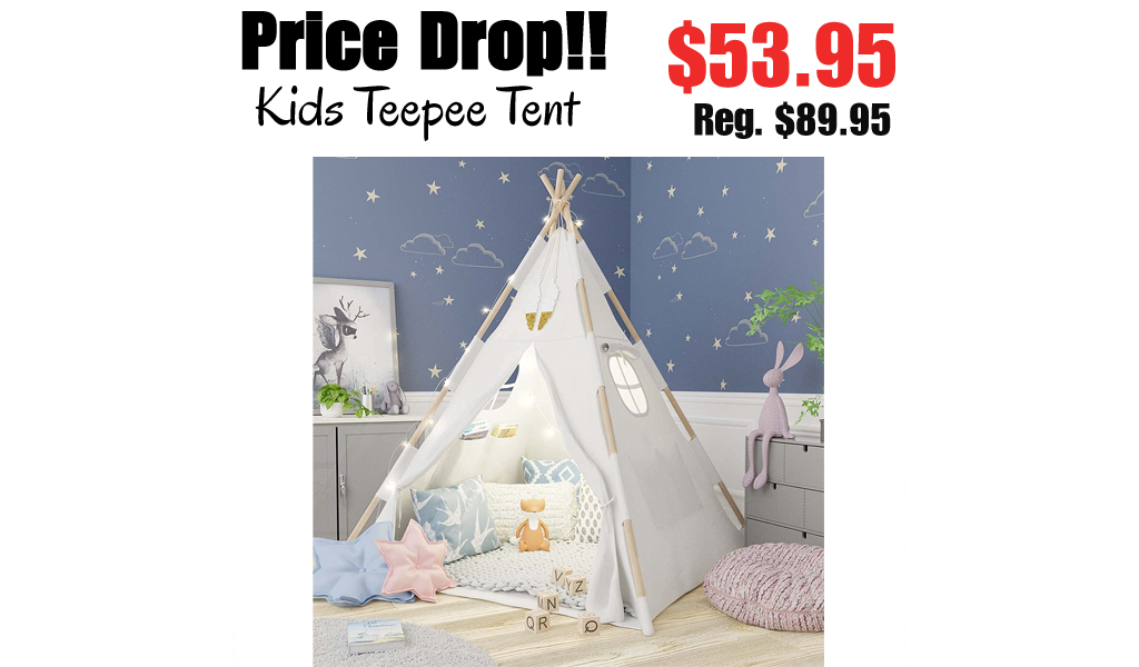 Kids Teepee Tent $53.95 Shipped on Amazon (Regularly $89.95)