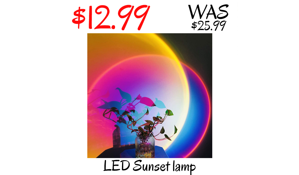 LED Sunset lamp Only $12.99 Shipped on Amazon (Regularly $25.99)