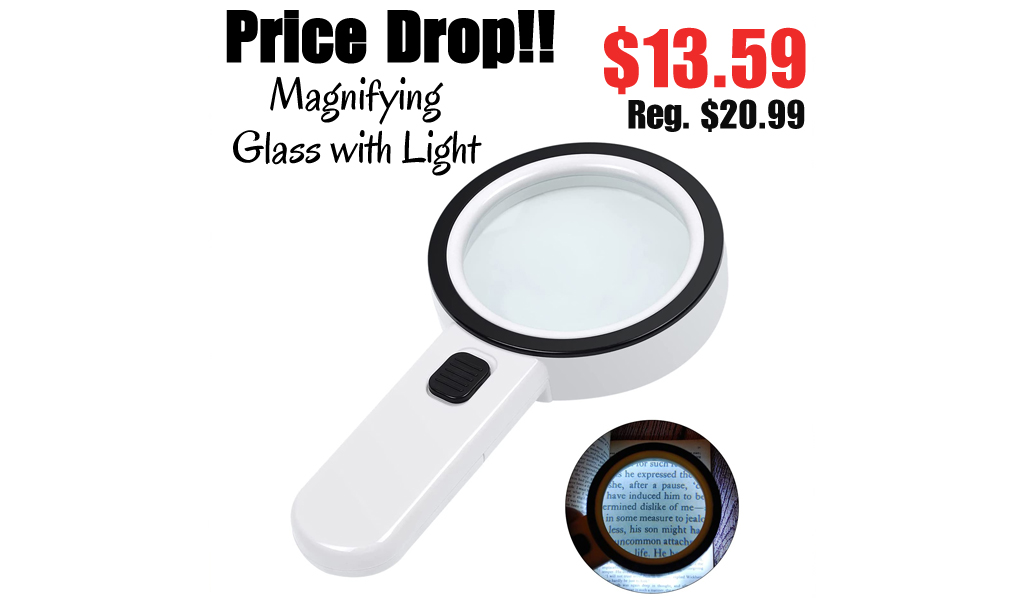 Magnifying Glass with Light Only $13.59 Shipped on Amazon (Regularly $20.99)