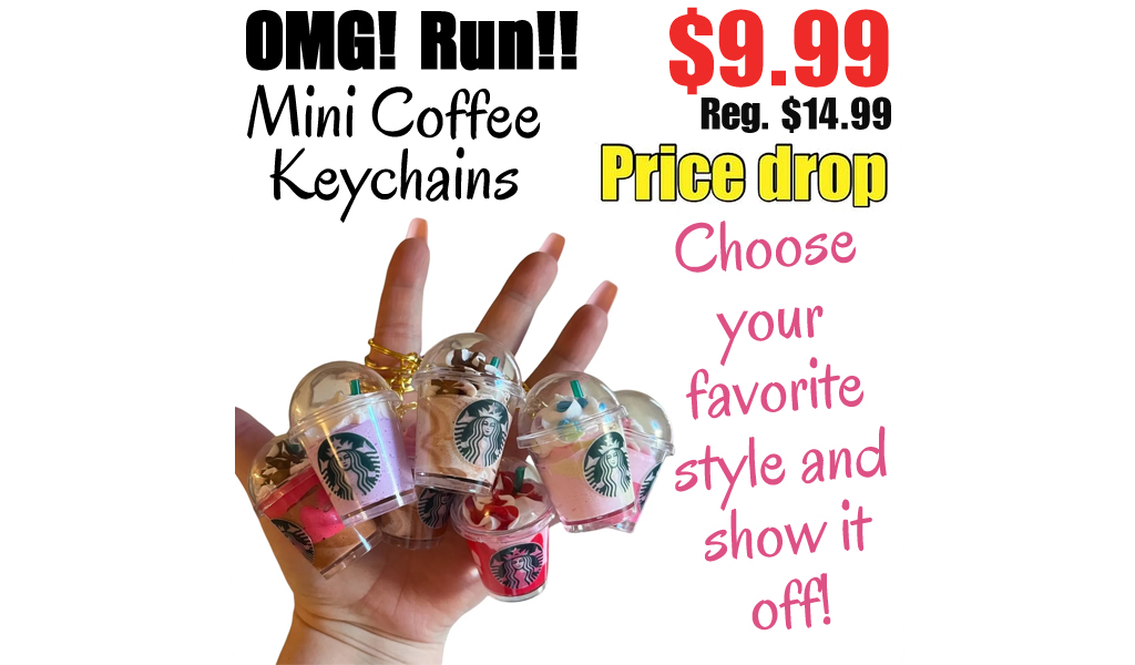 Mini Coffee Keychains Only $9.99 Shipped on Jane.com (Regularly $14.99)