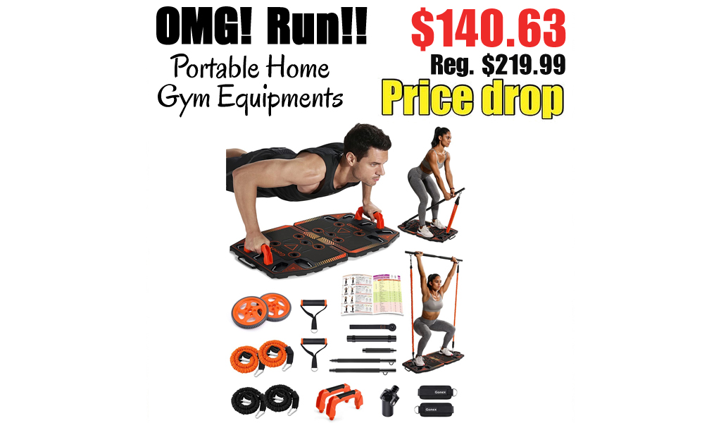 Portable Home Gym Equipments Only $140.63 Shipped on Amazon (Regularly $219.99)