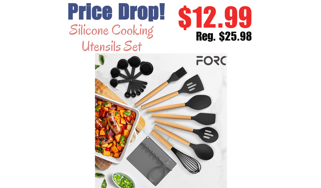 Silicone Cooking Utensils Set Only $12.99 Shipped on Amazon (Regularly $25.98)