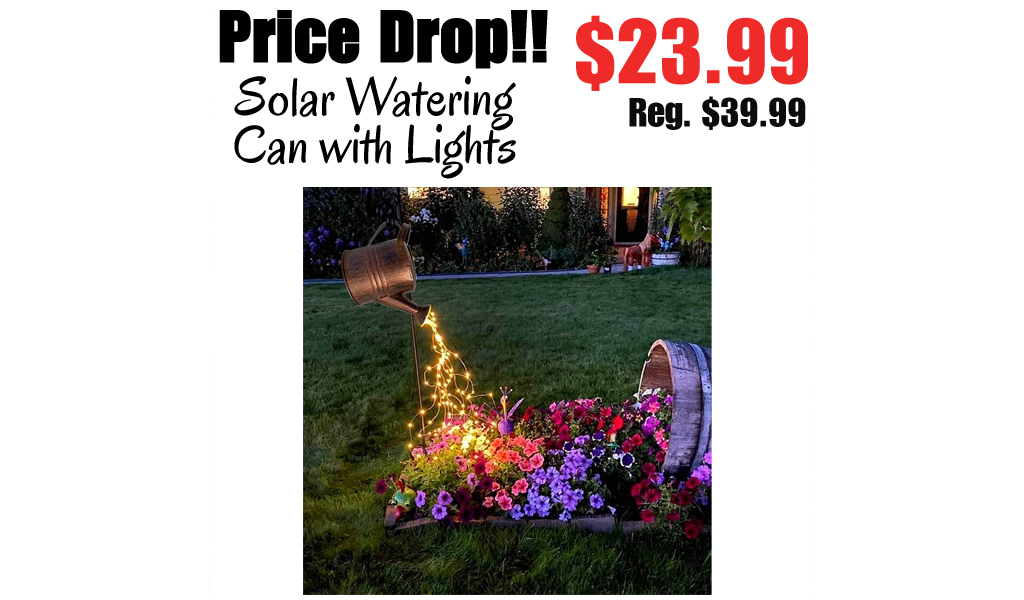 Solar Watering Can with Lights Only $23.99 Shipped on Amazon (Regularly $39.99)