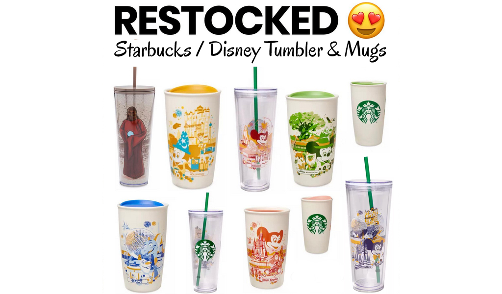 Starbucks / Disney Limited Edition Tumbler & Mugs On Shopdisney