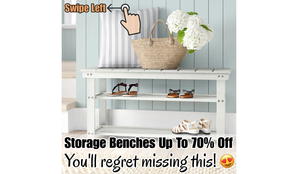 Storage Benches To 70% Off on Wayfair - Big Sale