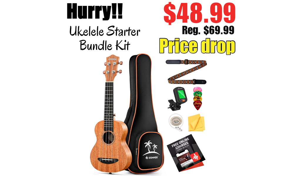 Ukelele Starter Bundle Kit Only $48.99 Shipped on Amazon (Regularly $69.99)