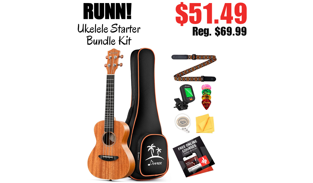 Ukelele Starter Bundle Kit Only $51.49 Shipped on Amazon (Regularly $69.99)