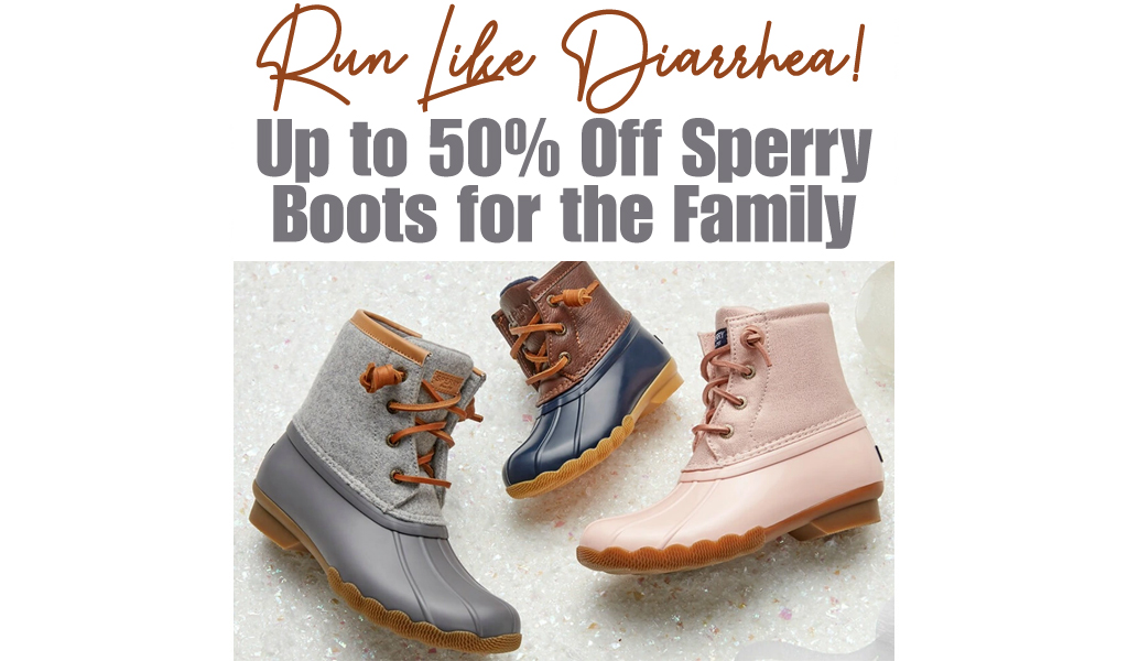 Up to 50% Off Sperry Boots for the Family