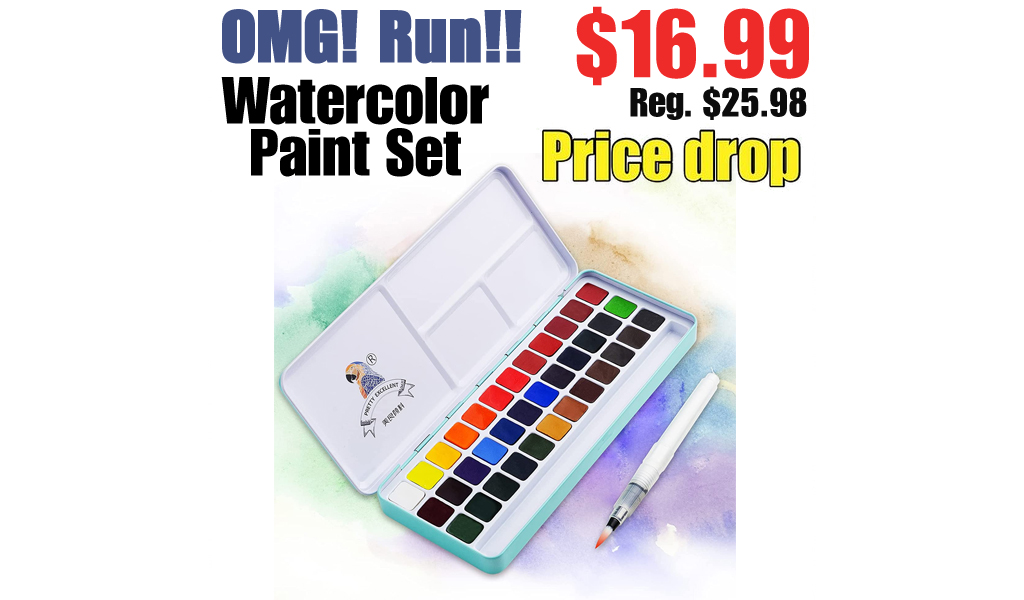 Watercolor Paint Set Only $16.99 Shipped on Amazon (Regularly $25.98)