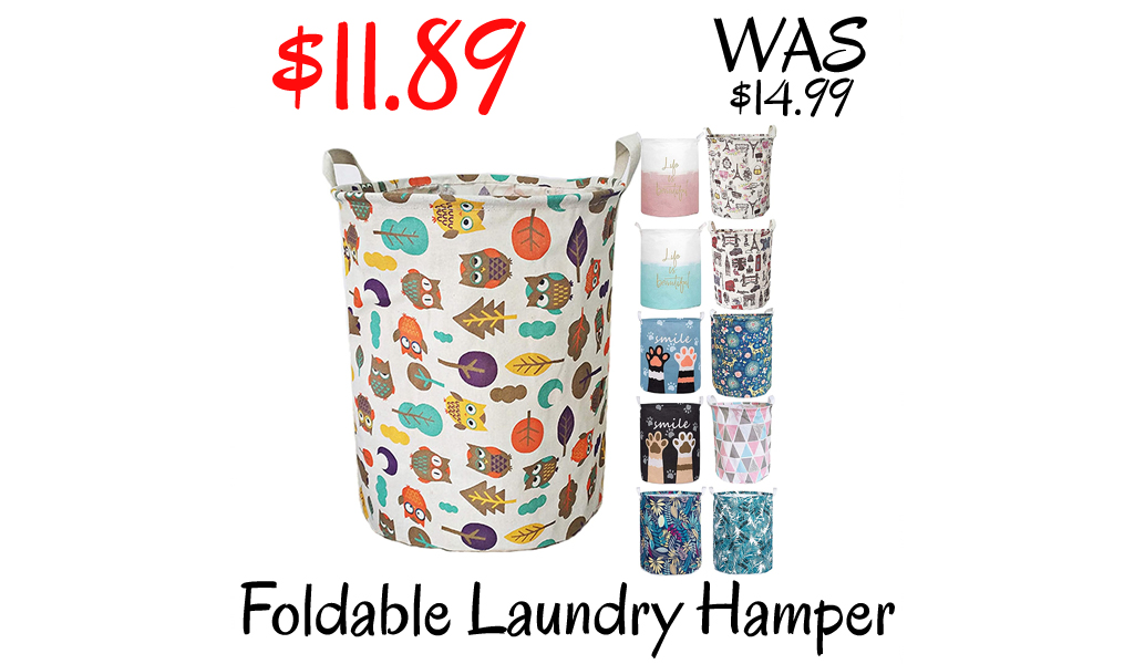 Waterproof Foldable Laundry Hamper Only $11.89 Shipped on Amazon (Regularly $14.99)