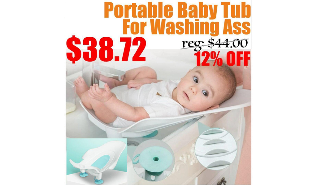 12% OFF $38.72 - Portable tub for washing baby!