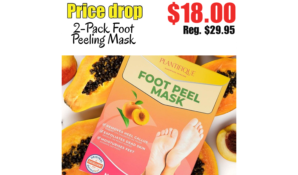 2-Pack Foot Peeling Mask Only $18.00 Shipped on Amazon (Regularly $29.95)