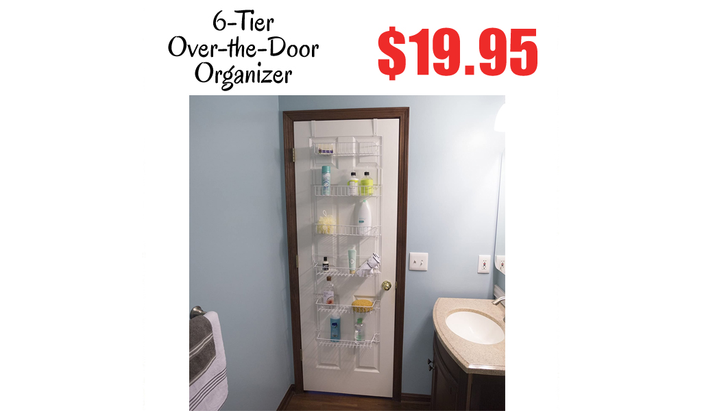 6-Tier Over-the-Door Organizer Only $19.95 Shipped on Amazon