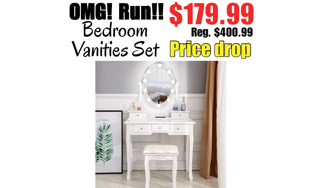Bedroom Vanities Set Just $179.99 Shipped on Walmart.com (Regularly $400.99)