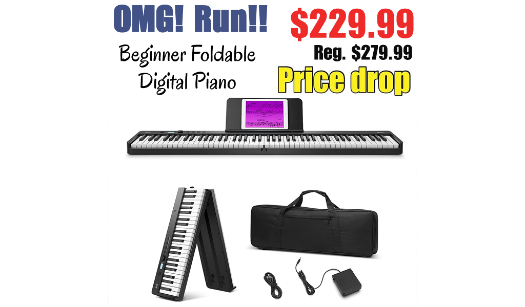 Beginner Foldable Digital Piano Only $229.99 Shipped on Amazon (Regularly $279.99)