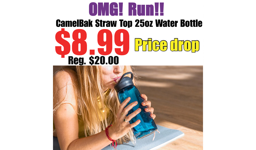 CamelBak Straw Top 25oz Water Bottle Only $8.99 on Amazon (Regularly $20)