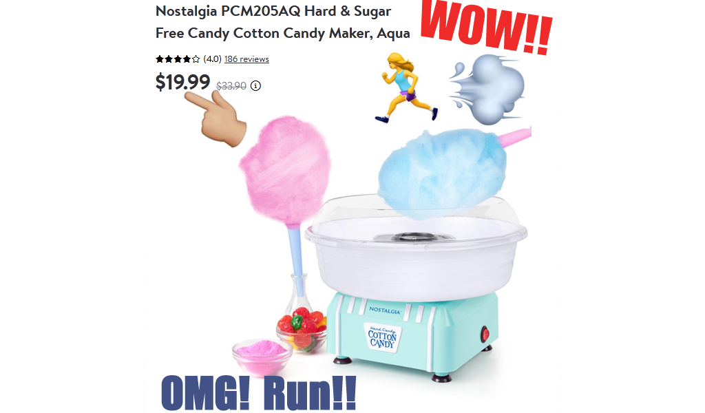Cotton Candy Maker Only $19.99 Shipped on Walmart.com (Regularly $33.90)