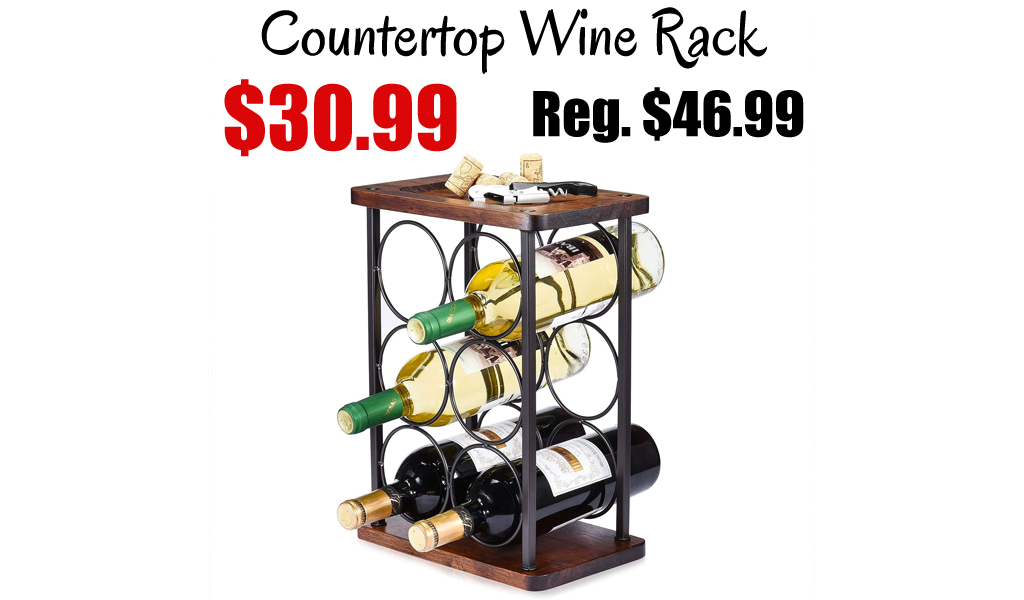 Countertop Wine Rack Only $30.99 Shipped on Amazon (Regularly $46.99)