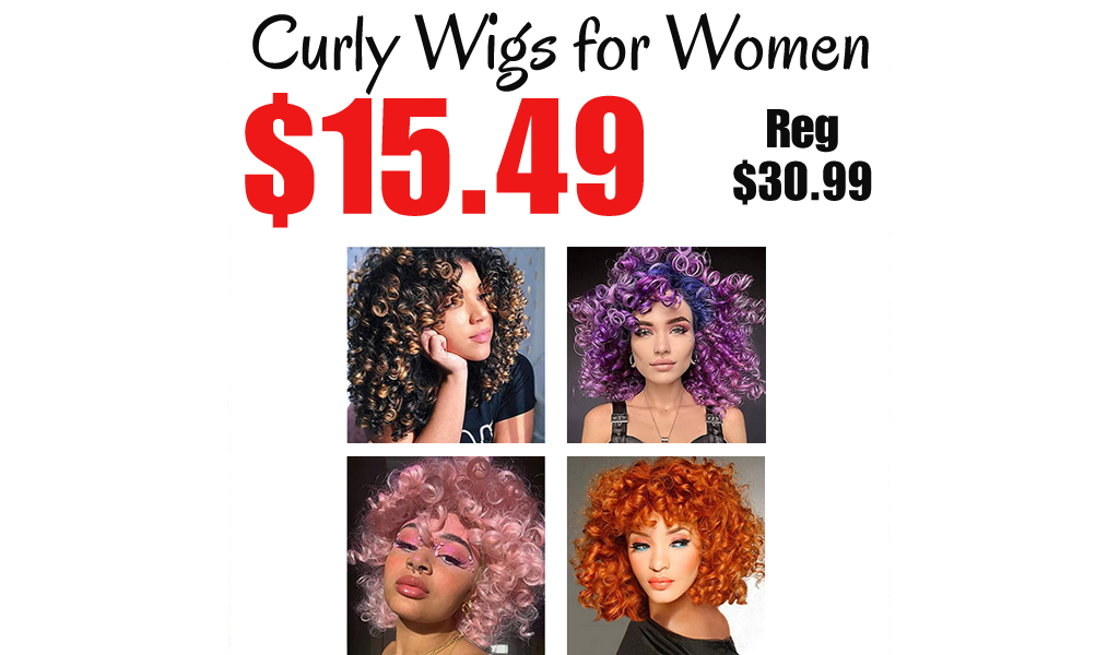 Curly Wigs for Women Only $15.49 Shipped on Amazon (Regularly $30.99)