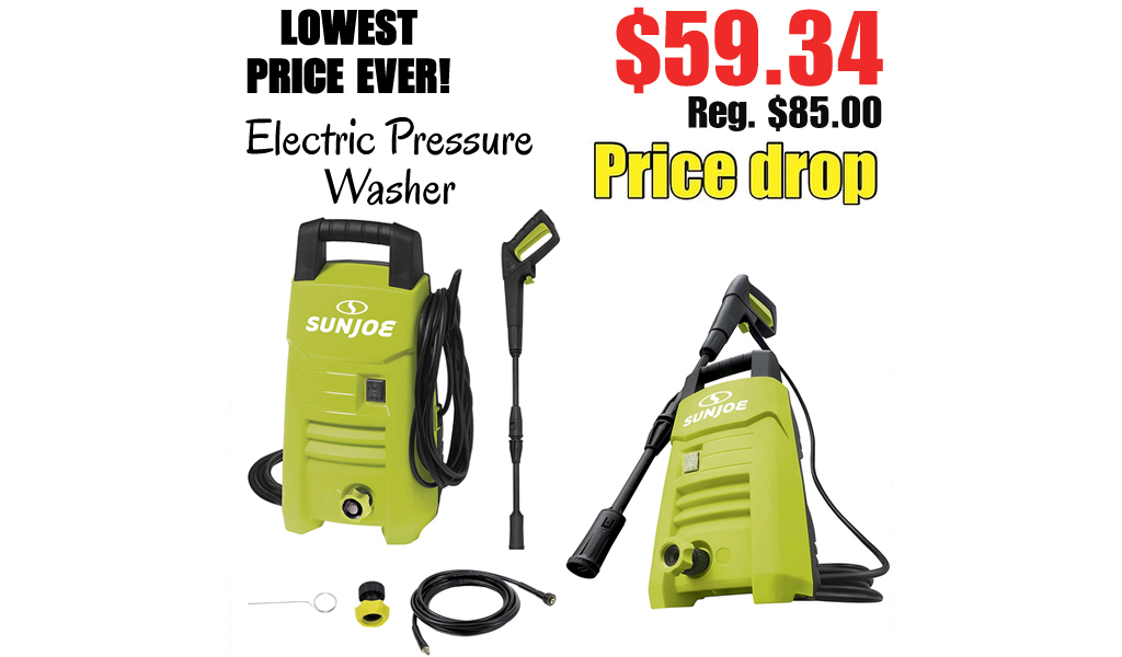 Electric Pressure Washer Just $59.34 on Amazon (Regularly $85.00)