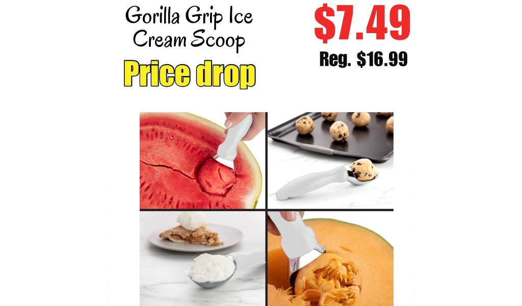 Gorilla Grip Ice Cream Scoop Just $7.49 on Amazon (Regularly $16.99)