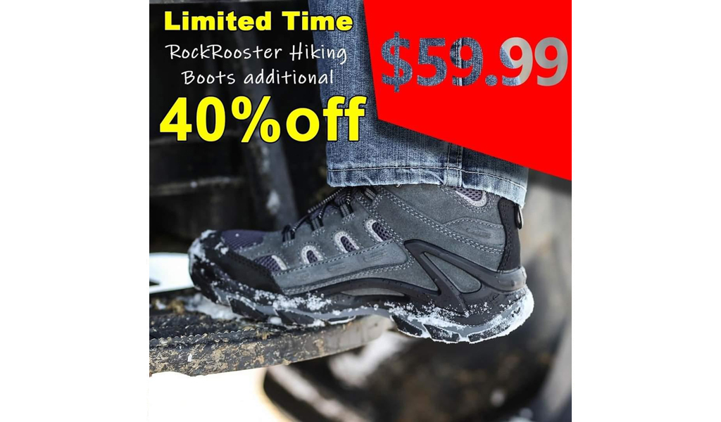 Gray 6 inch Waterproof Hiking Shoes Only $59.99 Shipped (Regularly $99.99)