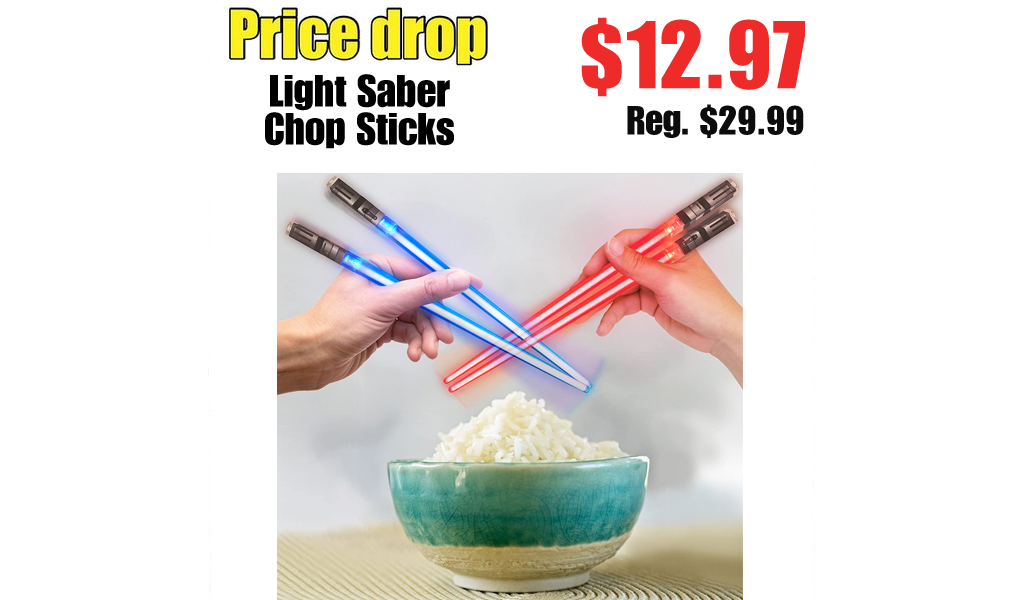 Light Saber Chop Sticks Only $12.97 Shipped on Amazon (Regularly $29.99)