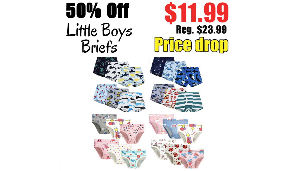 Little Boys Briefs Only $11.99 Shipped on Amazon (Regularly $23.99)