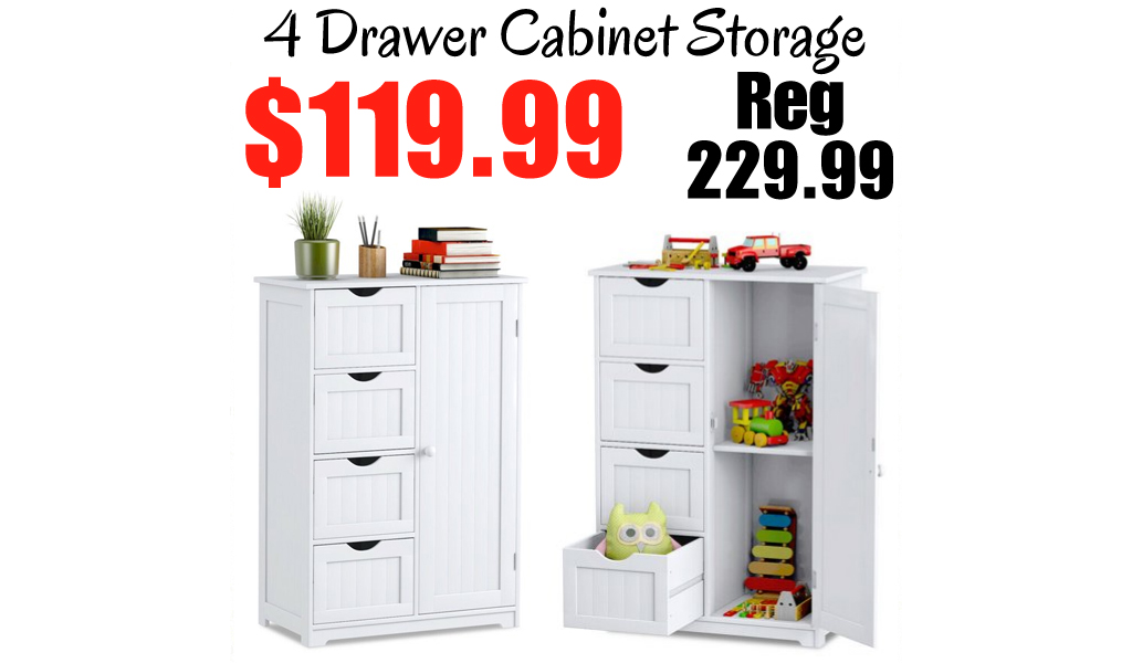 4 Drawer Cabinet Storage