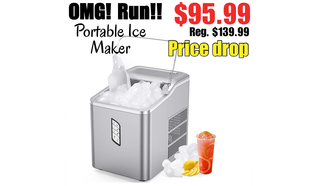 Portable Ice Maker Just $95.99 on Amazon (Regularly $139.99)