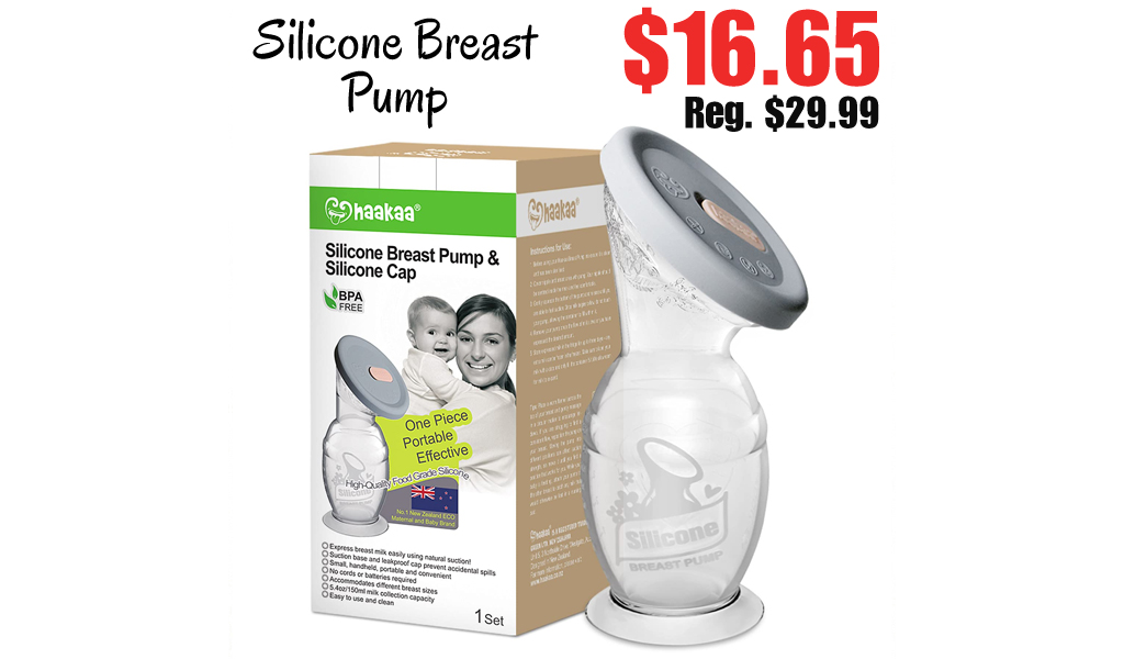 Silicone Breast Pump Only $16.65 Shipped on Amazon (Regularly $29.99)