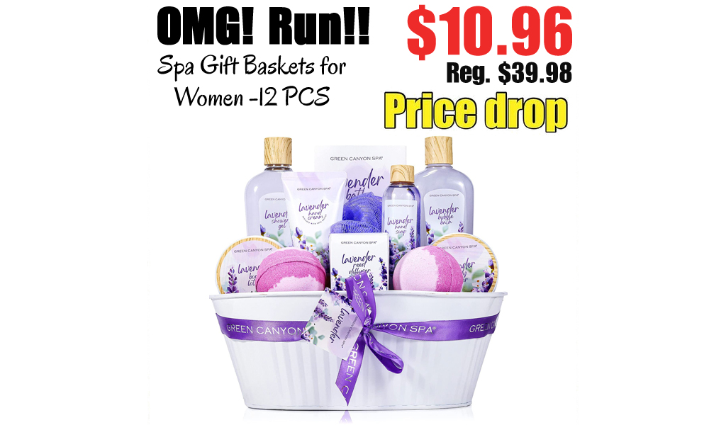 Spa Gift Baskets for Women -12 PCS Just $10.96 on Amazon (Regularly $39.98)
