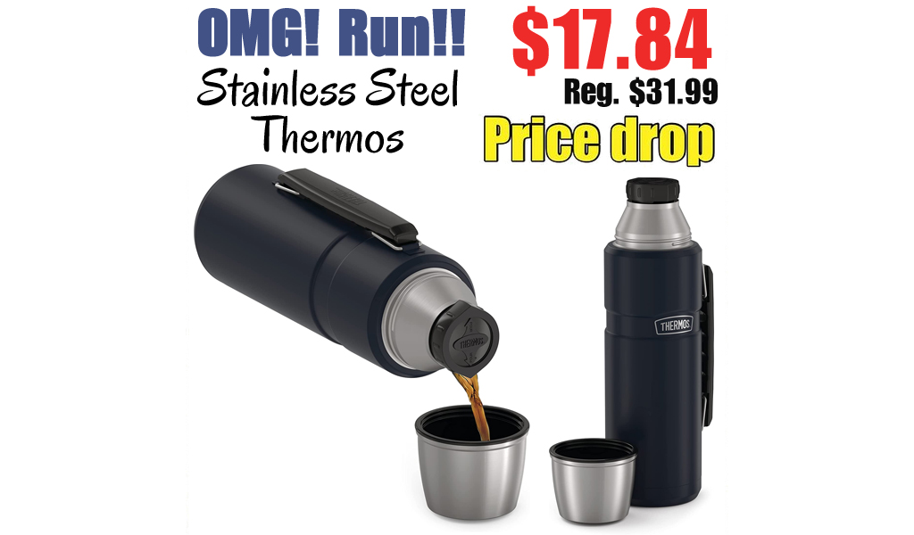 Stainless Steel Thermos Just $17.84 on Amazon (Regularly $31.99)
